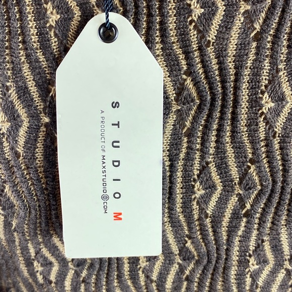 Studio M terra wood knit dress NWT size large - Picture 8 of 8